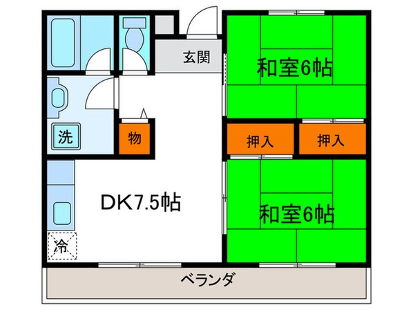 サンコーポの物件間取画像